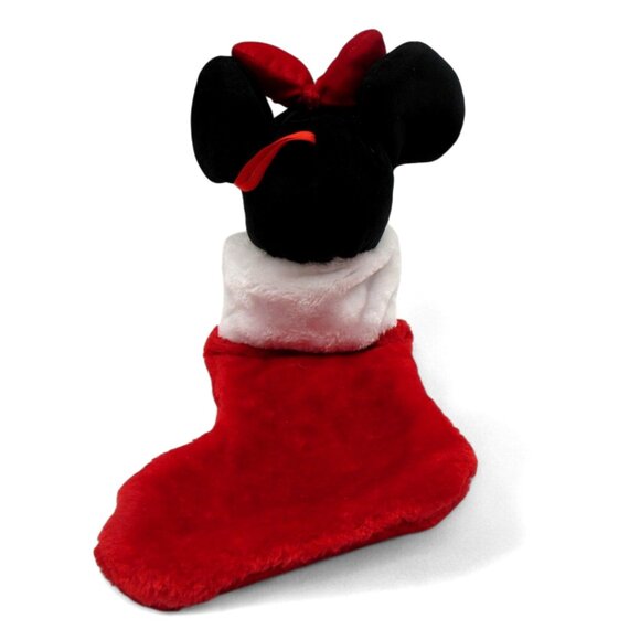 DISNEY MINNIE Mouse Plush Christmas Stocking 3D With Lights And Music 21" - Picture 5 of 7